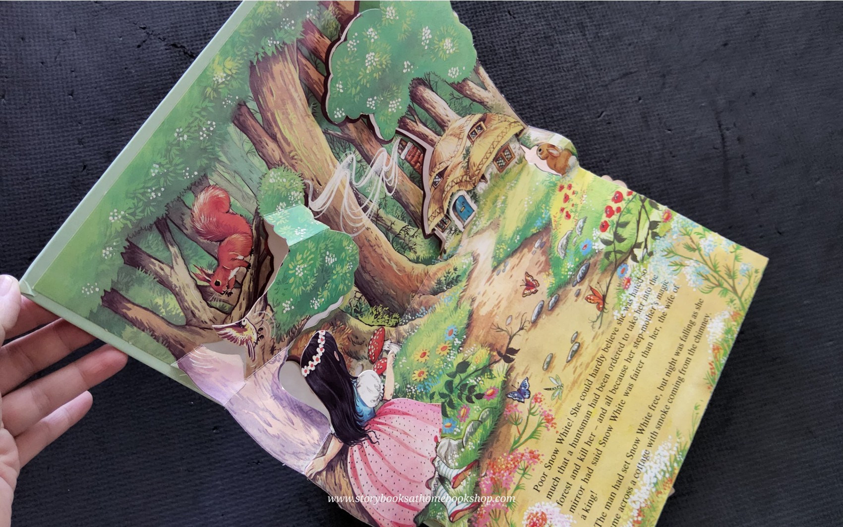 Pop-Up Book** ** หนังสือนิทานปกแข็ง** 🍅🍓SNOW WHITE POP-UP PICTURE STORY