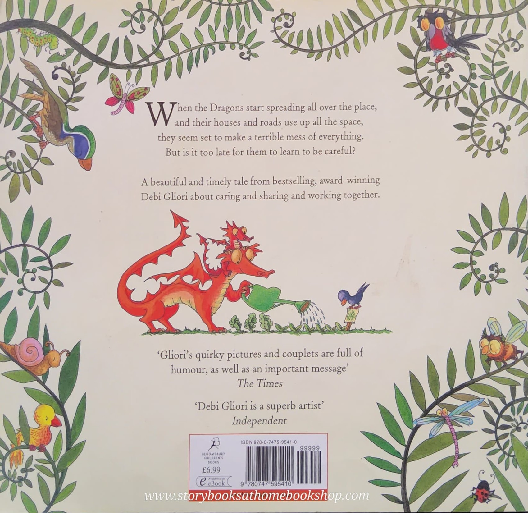 หนังสือนิทานปกอ่อน** 🍓🍓THE TROUBLE WITH DRAGONS BY DEBI GLIORI