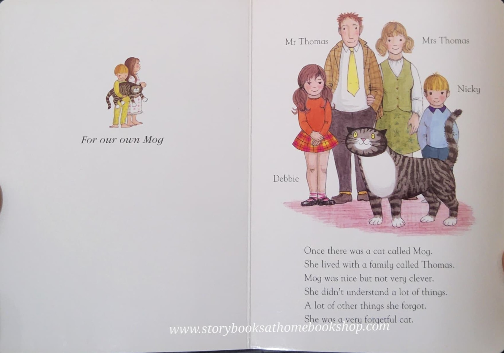 BOARD BOOK** 🍅🍅MOG THE FORGERFUL CAT BY JUDITH KERR