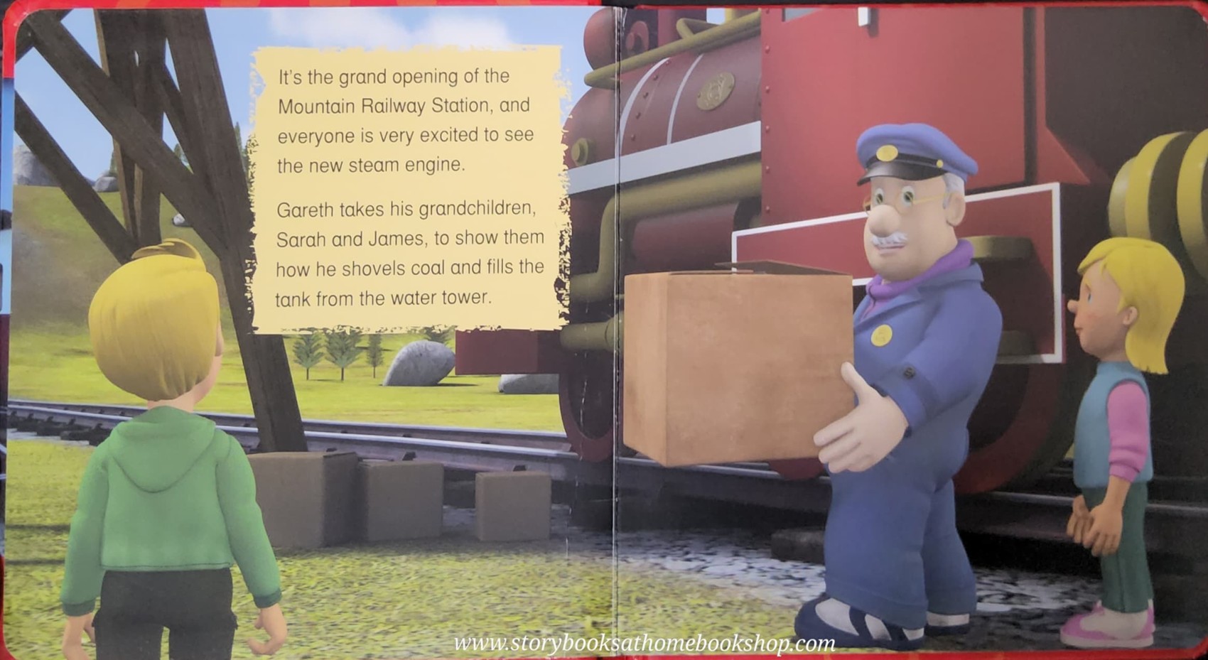 BOARD BOOK** ♥️FIREMAN SAM: JUPITER AND THE WATER TOWER INFERNO