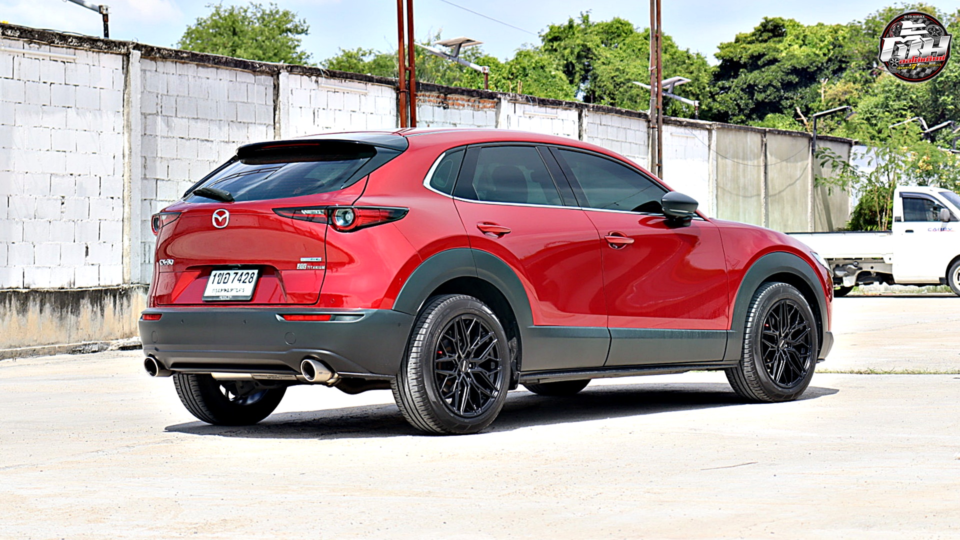 MAZDA CX-30 เปลี่ยนล้อแม็กซ์ LENSO JAGER-VENTUS ขอบ18นิ้ว