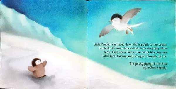 หนังสือนิทานปกอ่อน** 🍅🍓Little Penguin Learns to Swim