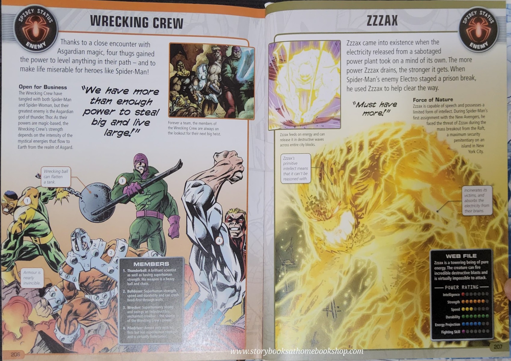 หนังสือนิทานปกแข็ง* 🍓🍓MARVEL:SPIDER-MAN CHARACTER ENCYCLOPEDIA