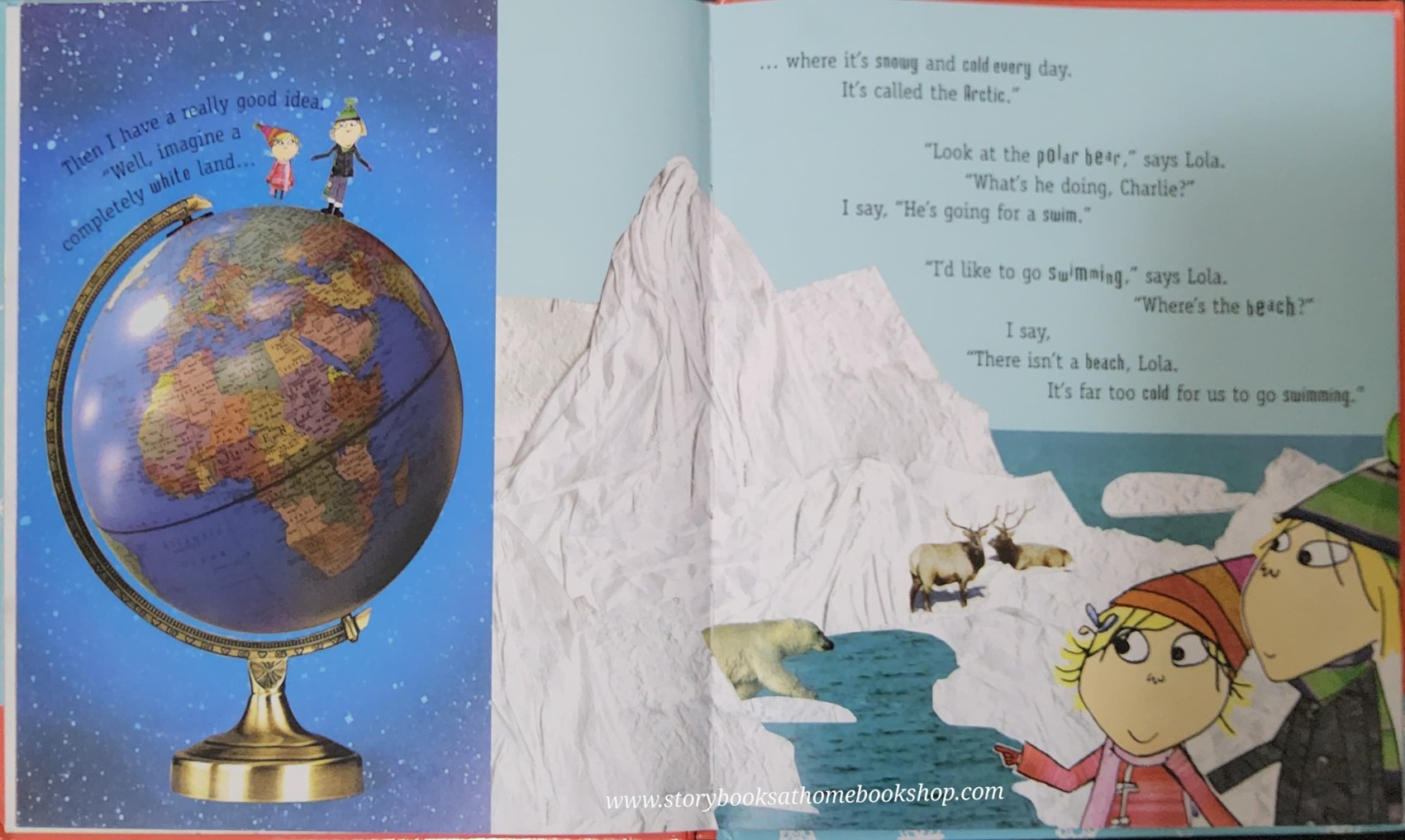 หนังสือนิทานปกแข็ง* 🍅CHARLIE AND LOLA:SNOW IS MY FAVOURITE AND MY BEST BY LAUREN CHILD