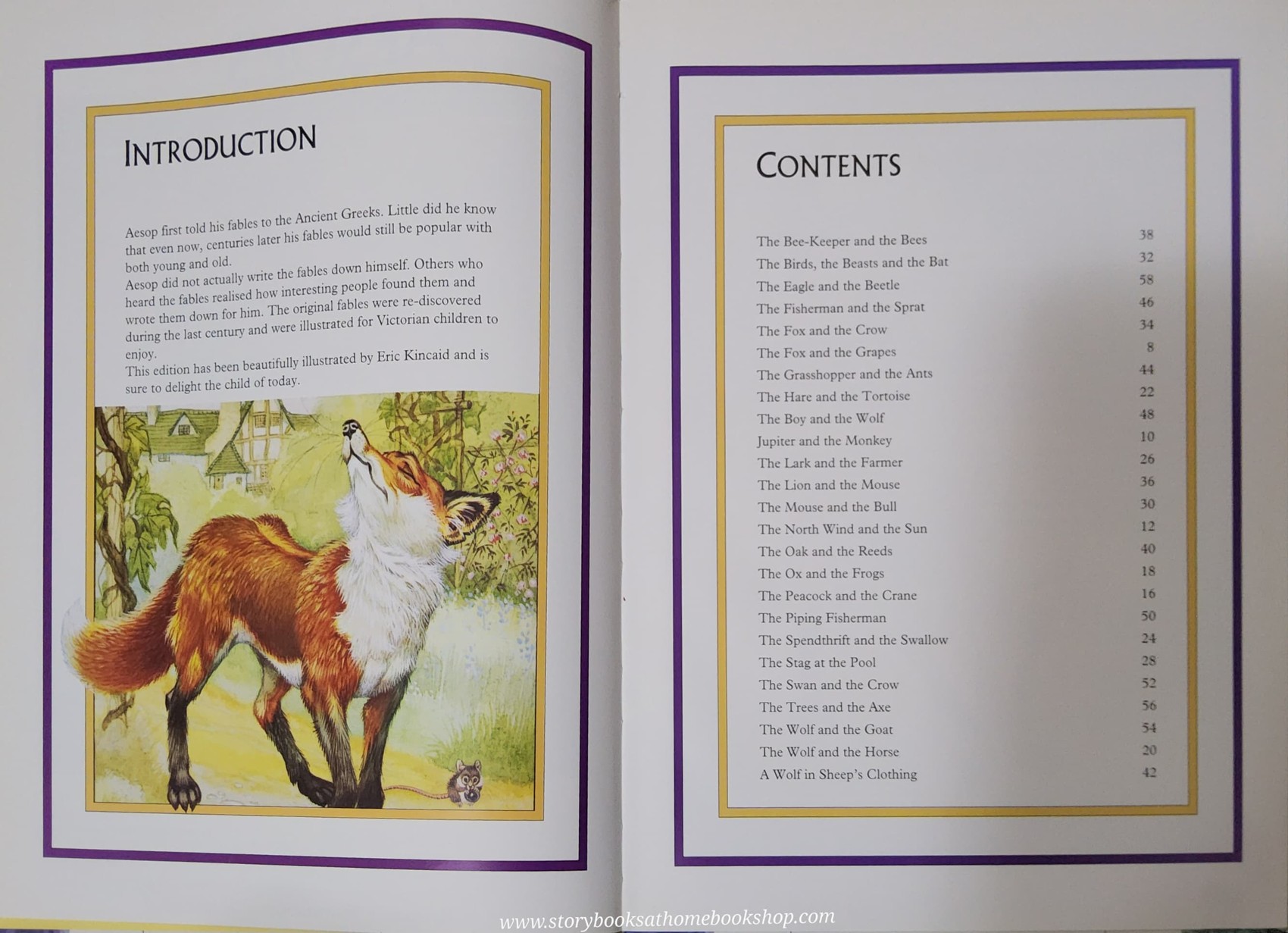 หนังสือนิทานปกแข็ง** ♥️CLASSICS FOR YOUNG READERS:AESOP'S FABLES