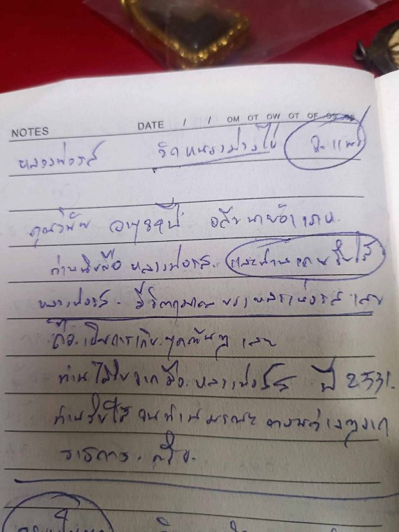 พระทันตธาตุ หลวงพ่อรส วัดหนองไข่ จ.แพร่ ได้มาจากคุณวินัย อายุ 84 ปี อดีตนายอำเภอ หลายพื้นที่ คุณวินัย นับถือหลวงพ่อรส เคยรับใช้และเก็บสะสมวัตถุมงคลของหลวงพ่อรส ได้รับพระทันตธาตุหลวงพ่อรสมาเมื่อ พ.ศ.2531 ท่านวินัย รับใช้หลวงพ่อรสจนหลวงพ่อรสมรณภาพ
