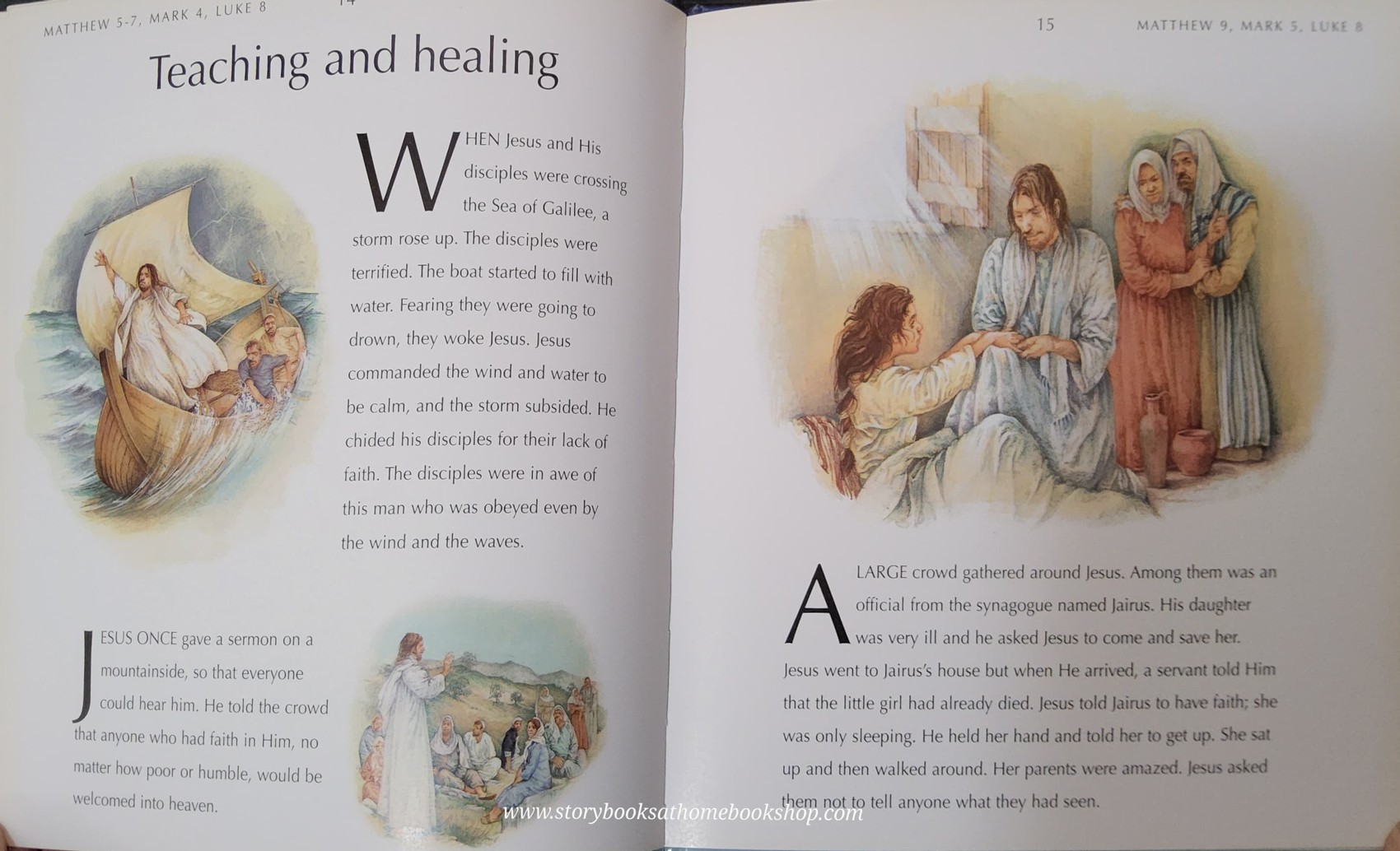 หนังสือนิทานปกแข็ง ** 🍅🍓 STORIES FROM THE BIBLE THE NEW TESTAMENT