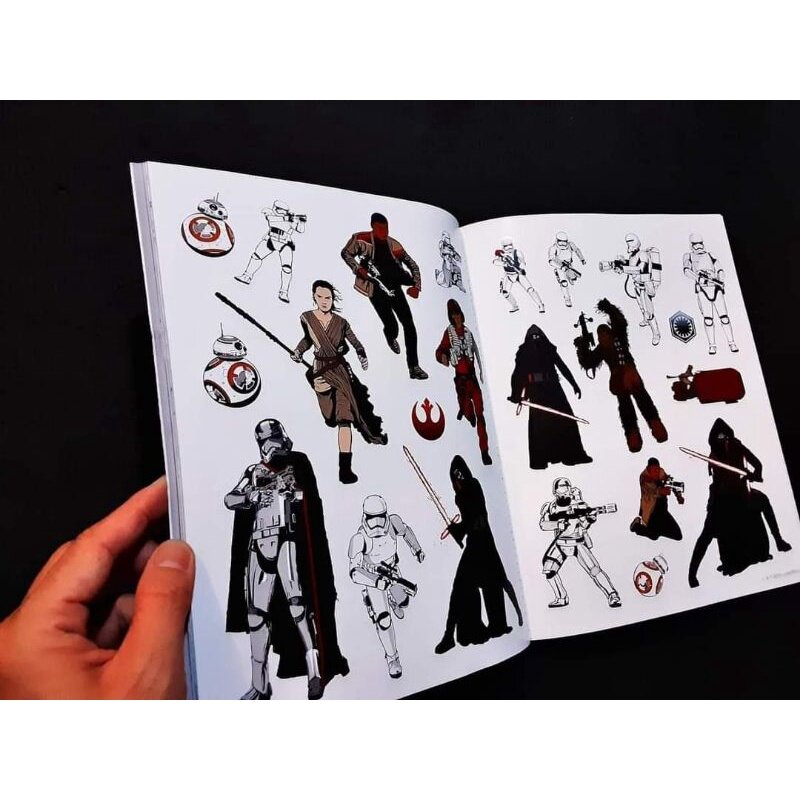 หนังสือกิจกรรม เด็ก สติ๊กเกอร์ STARWARS ACTIVITY BOOK (50 STICKERS) หนังสือใหม่