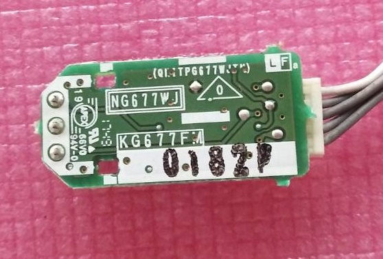 คีย์รับรีโมททีวี SHARP ของแท้ถอดจากเครื่อง ใช้กับรุ่น LC-32LE280X พาร์ทKG677FM