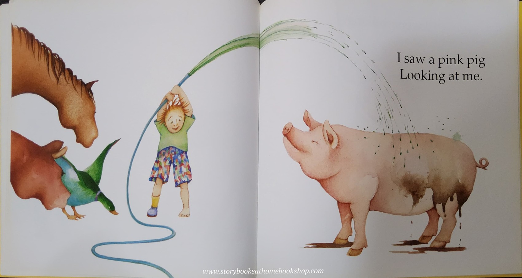 หนังสือนิทานปกอ่อน** 🍅🍓I WENT WALKING BY SUE MACHIN&JULIE VIVAS