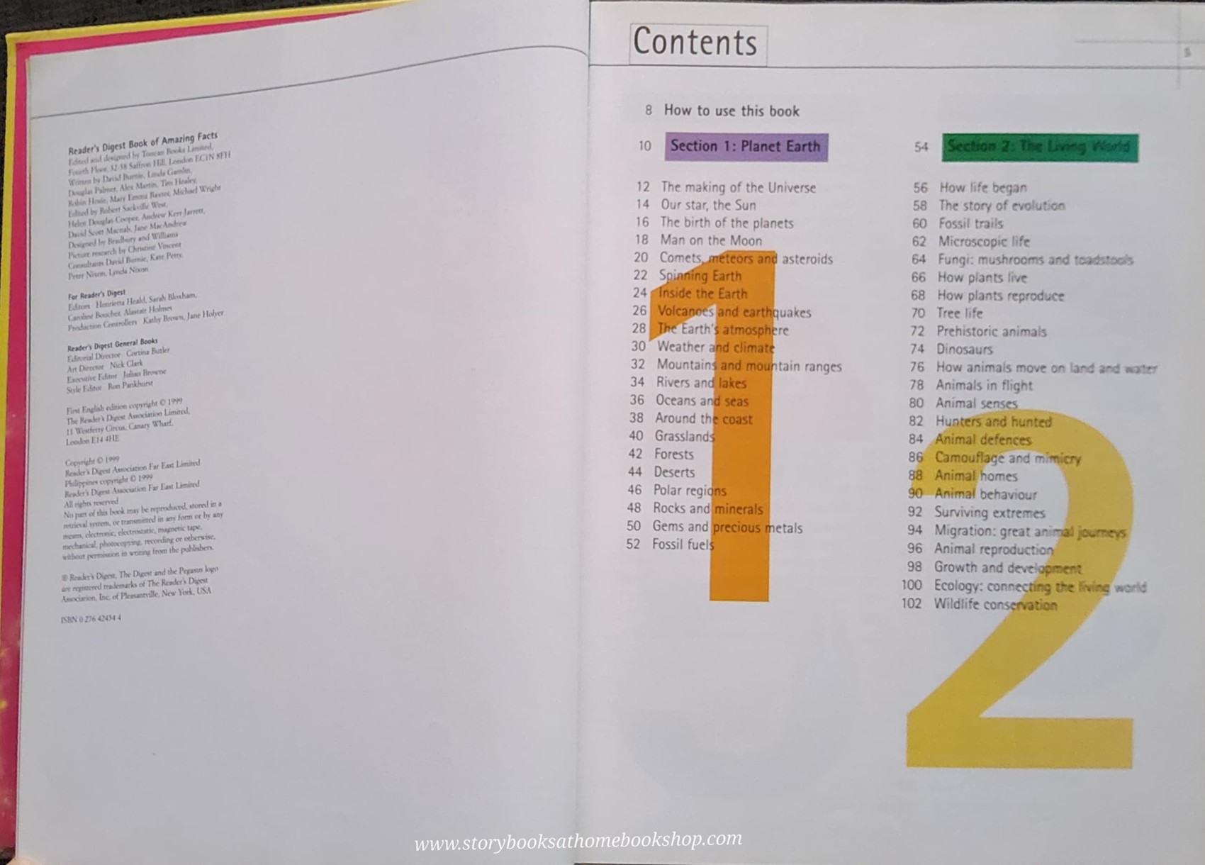 KNOWLEDGE BOOK** ♥️READER'S DIGEST BOOK OF AMAZING FACTS