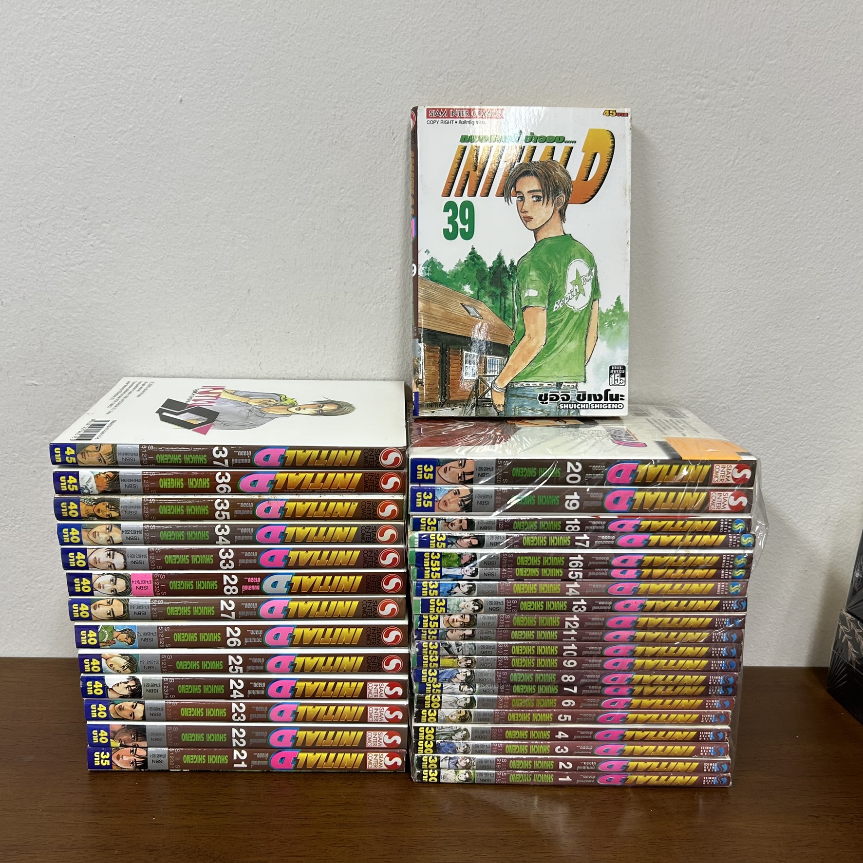 [MANGA] Initial D เล่ม 1-39 ขาดเล่ม 29-32 และ 38 รวม 34 เล่ม ... Shuichi Shigeno (มือสอง) มังงะ การ์ตูน