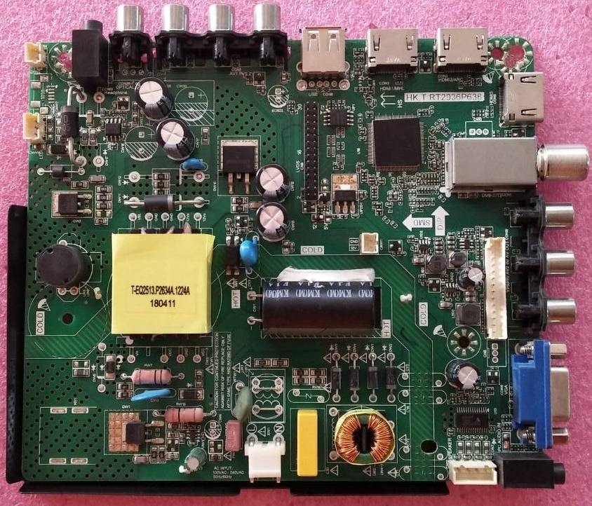 One Board APRISMA (วันบอร์ด อพริสม่า ) อะไหล่แท้/มือสองพร้อมใช้งานรุ่นDLE-3201DT HK.T.RT2936P638 เบอร์ทีบาร์NTXPL32HD2+2 A1