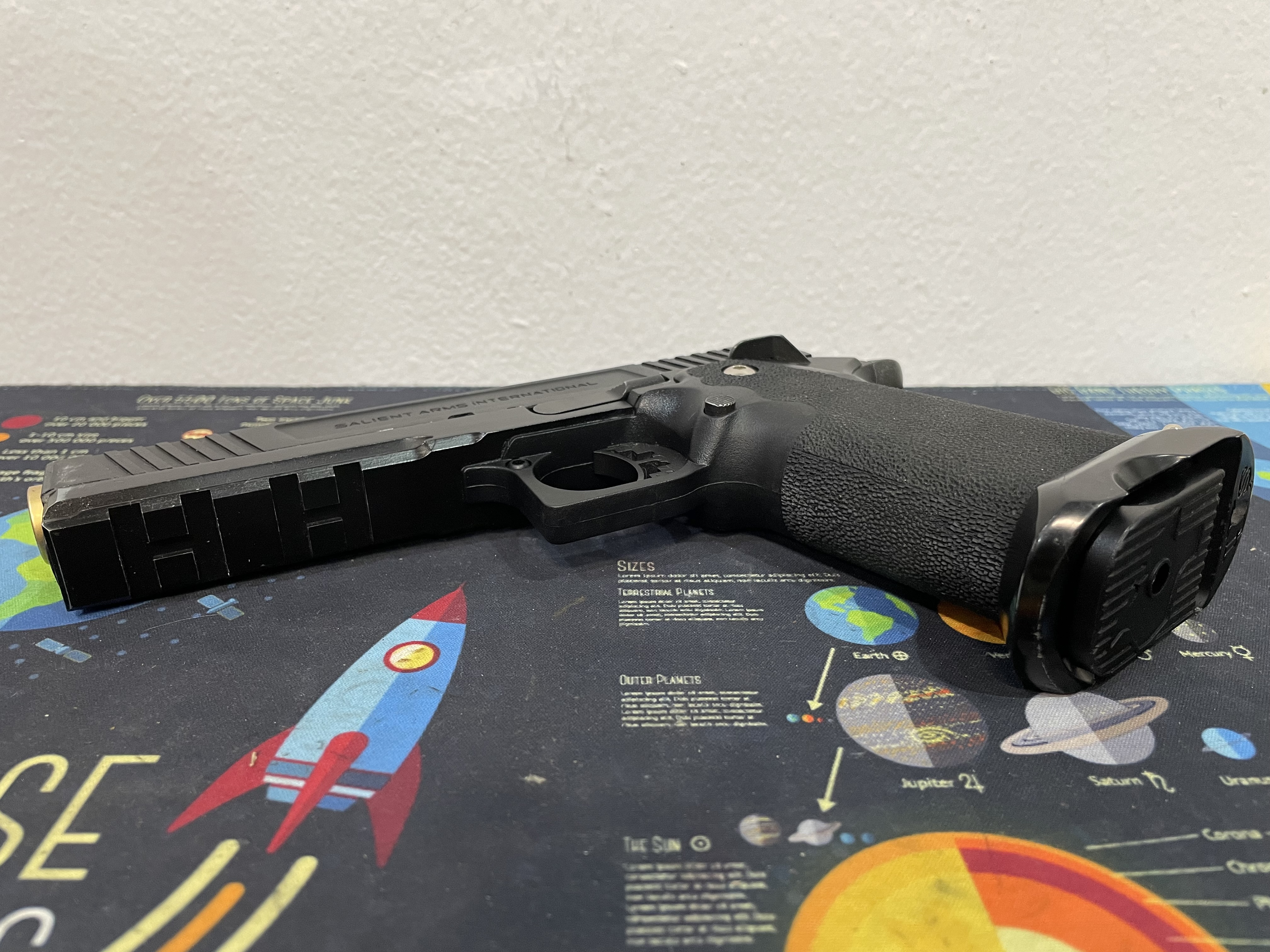 EMG Arms SALIENT ARMS INTERNATIONAL RED-H PISTOL Hi-Capa 5.1 ไต้หวัน BB Gun บีบีกัน แบบแก๊ส ปืนอัดลม มือสอง Airsoft Gun