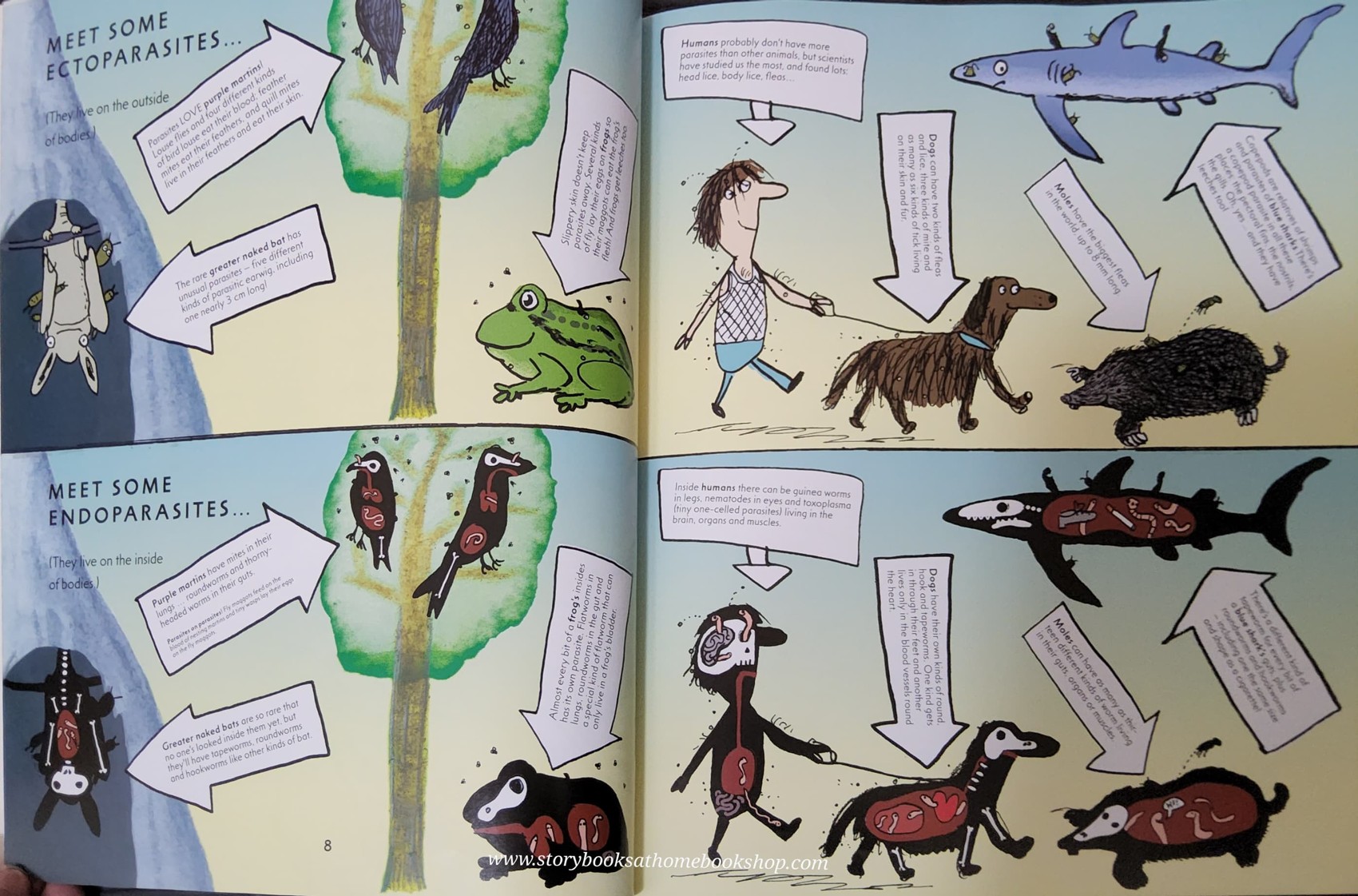 หนังสือนิทานปกอ่อน ความรู้** 🍅🍓ANIMAL SCIENCE: WHAT'S EATING YOU? PARASIRES-THE INSIDE STORY