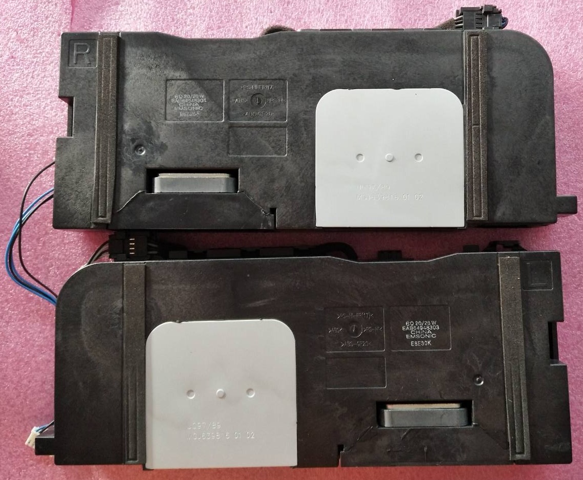 ลำโพงทีวี แอลจี LG ของแท้ถอดจากเครื่อง รุ่น 65SK8500 พาร์ทEAB64948303 EAB64948304 60โอมห์ 20/28วัตต์