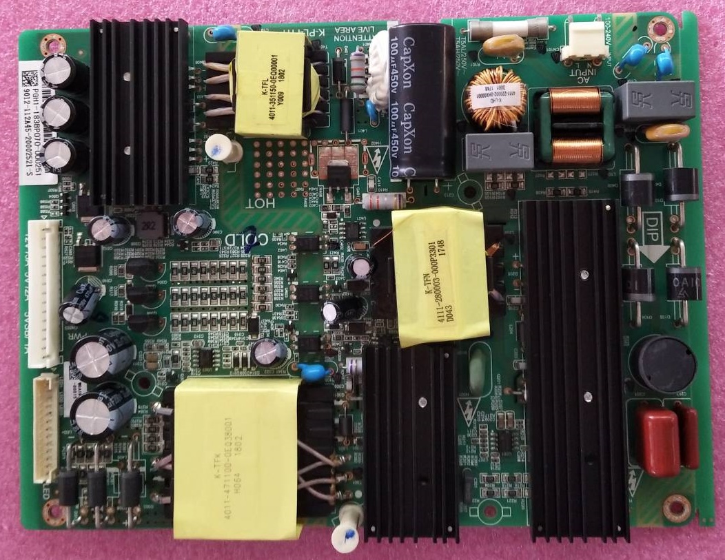 เพาเวอร์ซัพพลายทีวีฟิลลิปส์(Power Supply TV PHILIPS) มือสองพร้อมใช้งาน รุ่น43PUT6002S/67 50PUT6002S/67 55PUT6002S/67 (ใช้กับไดร์ขับหลอด 3ชุด)