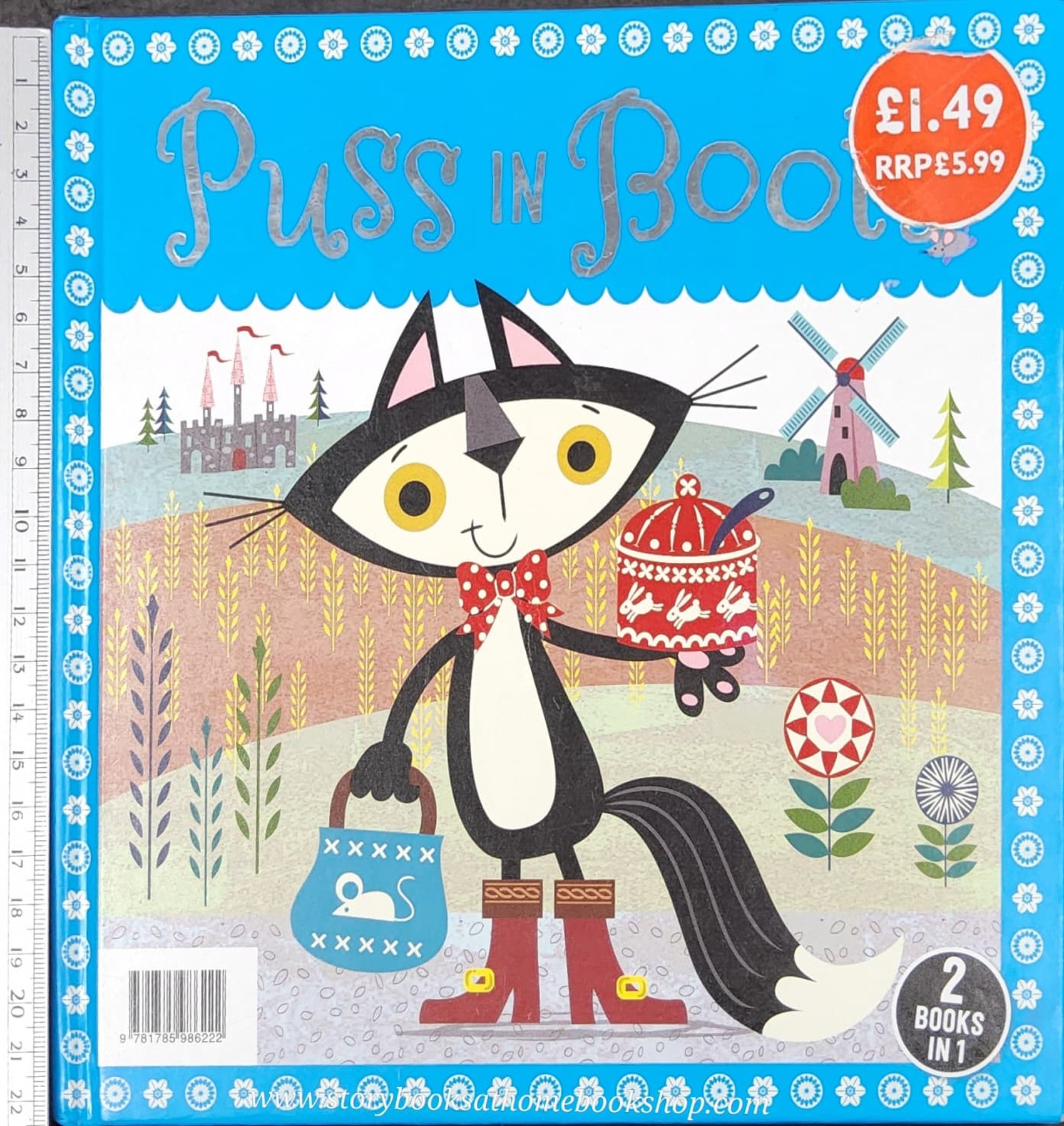 2 BOOKS IN 1 **หนังสือนิทานปกแข็ง** 🍅🍅RUMPELSTILTSKIN + PUSS IN BOOTS