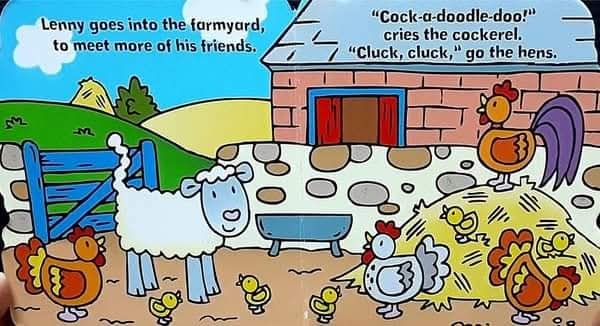 Board Book** 🍅🍓LENNY THE LAMB