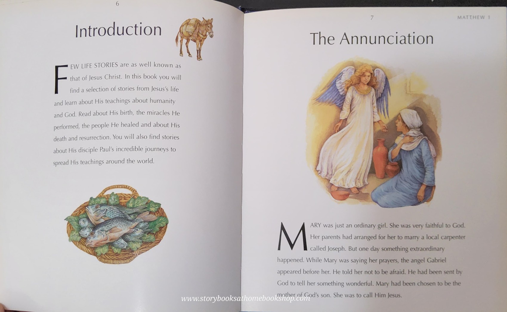 หนังสือนิทานปกแข็ง ** 🍅🍓 STORIES FROM THE BIBLE THE NEW TESTAMENT