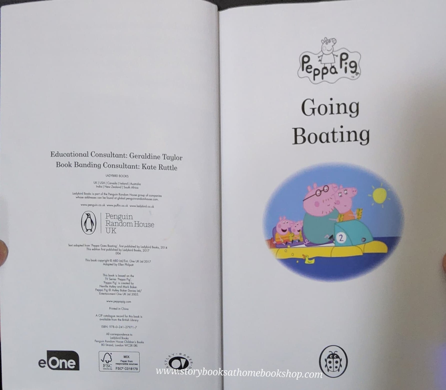 หนังสือนิทานปกอ่อน ** 🍅🍓 READ IT YOURSELF LEVEL 1:PEPPA PIG GOING BOATING