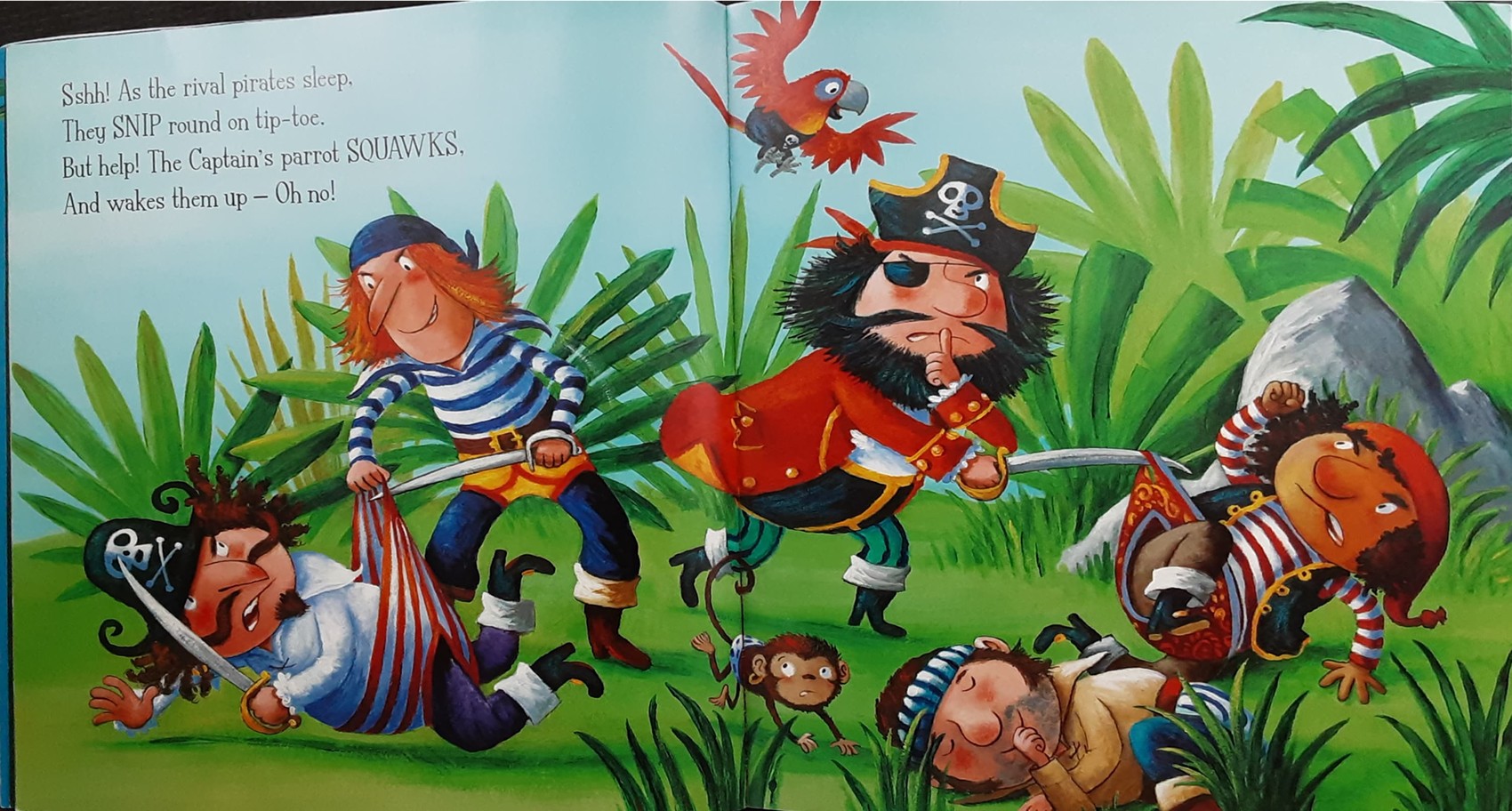 หนังสือนิทานเด็ก ภาษาอังกฤษ ปกอ่อน 🍅🍓Pirates Love Underpants/Used สถาพ 80-90%