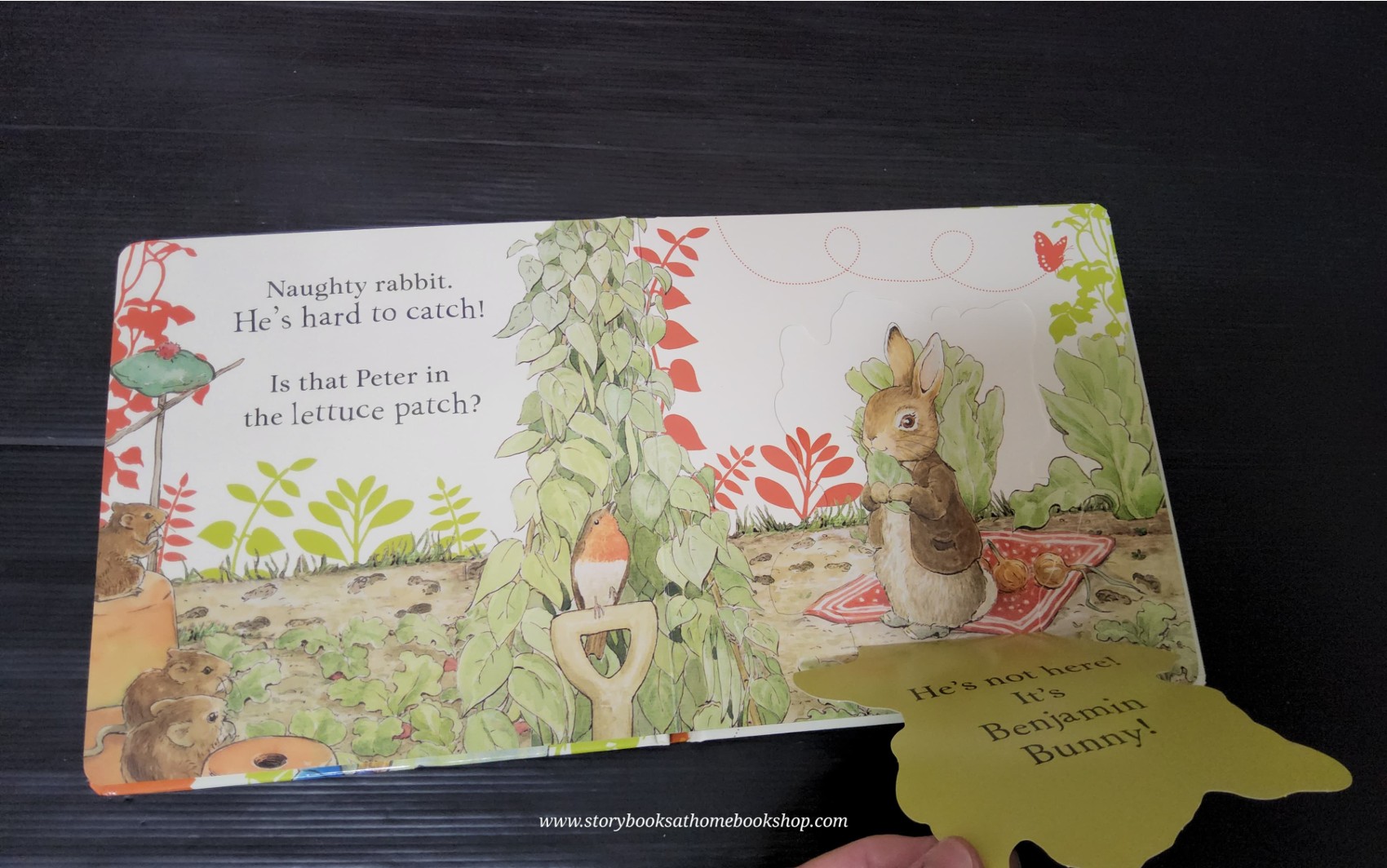 FLAP BOARD BOOK** 🍅🍓PETER RABBIT:WHERE IS PETER RABBIT?
