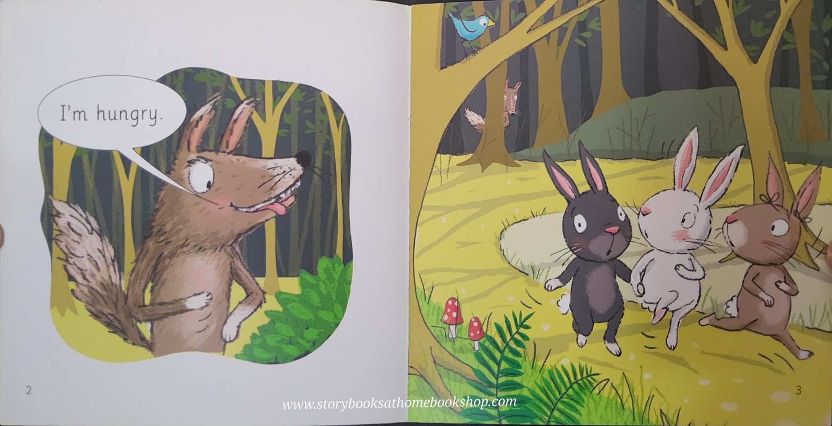 หนังสือนิทานปกอ่อน ** 🍅🍓THE THREE LITTLE RABBITS BY MANDY STANLEY