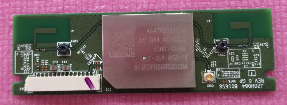 ตัวรับสัญญาน WIFI ทีวีโซนี่ SONY ของแท้ถอดจากเครื่อง รุ่นKD-43X8300C พาร์ท 1-458-853-13