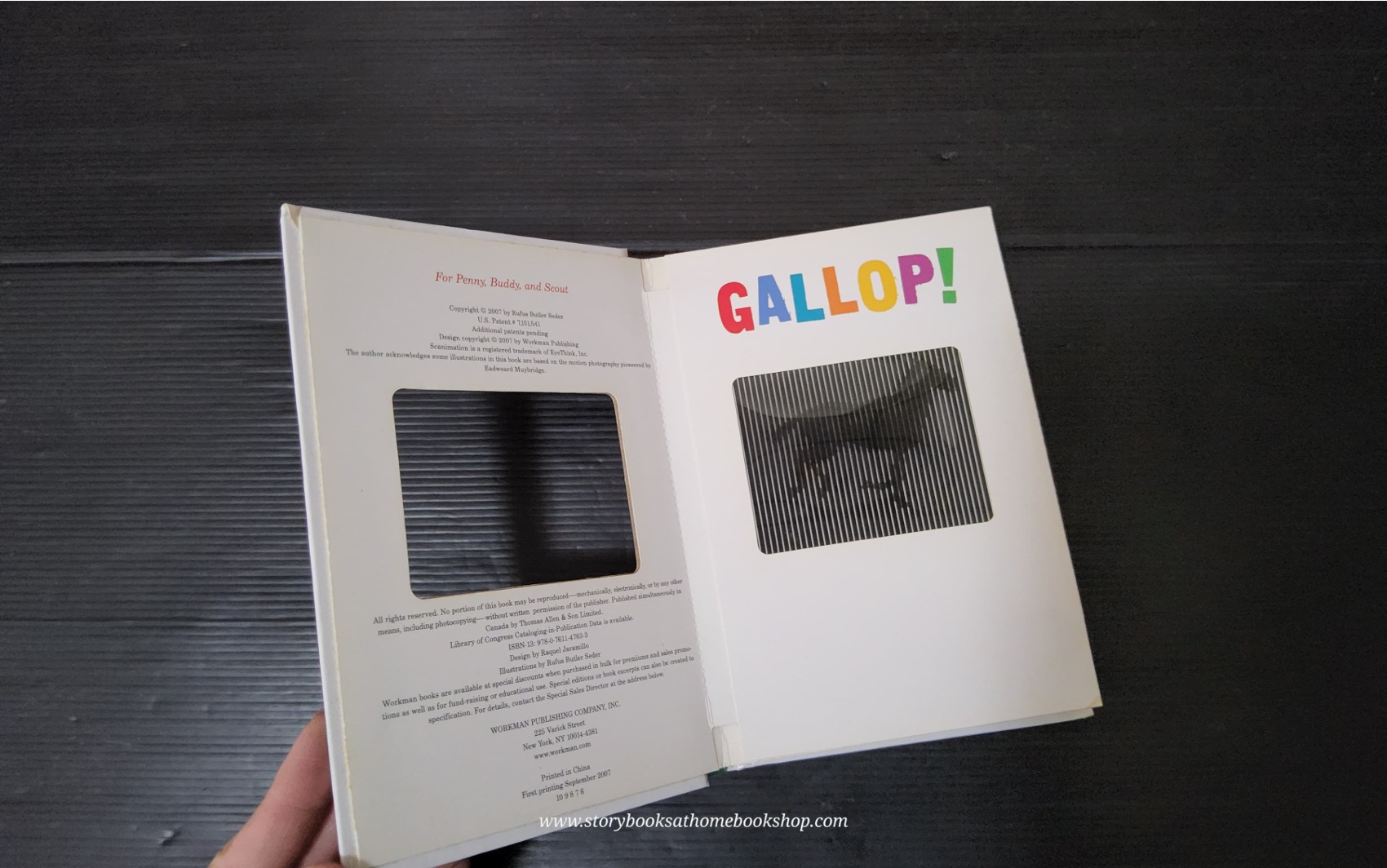 BOARD BOOK** 🍅🍅 GALLOP! A SCANIMATION PICTURE BOOK