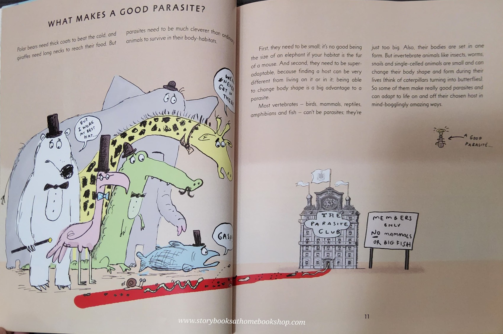 หนังสือนิทานปกอ่อน ความรู้** 🍅🍓ANIMAL SCIENCE: WHAT'S EATING YOU? PARASIRES-THE INSIDE STORY