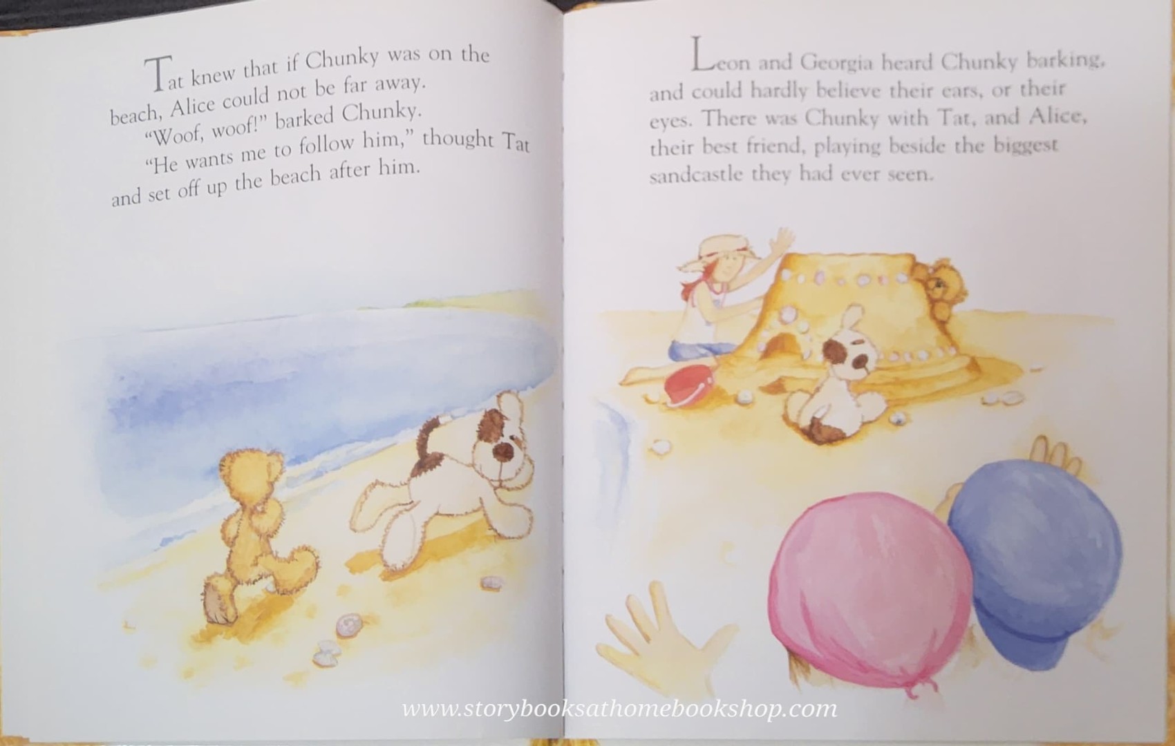 หนังสือนิทานปกแข็ง** ♥️ALICE'S BEAR SHOP: TAT'S PERFECT HOLIDAY BY RIKEY AUSTIN