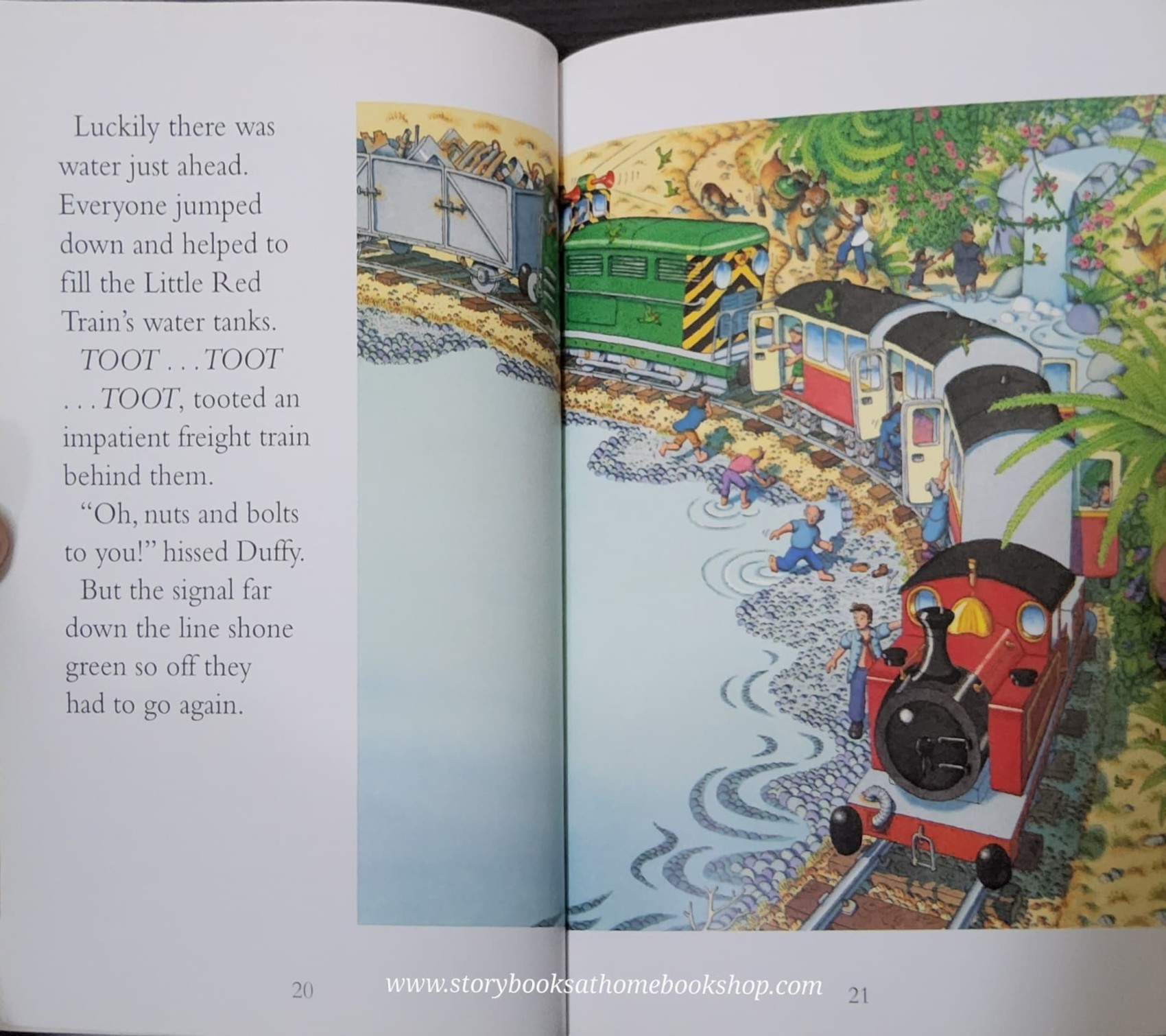 หนังสือนิทานปกอ่อน ** 🍅🍓LITTLE RED TRAIN GREEN LIGHT!