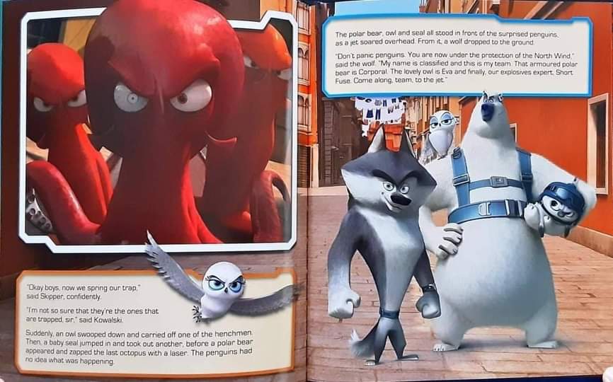 Dreamworks Book of Movie** 🍅🍓PENGUINS MADAGASCAR