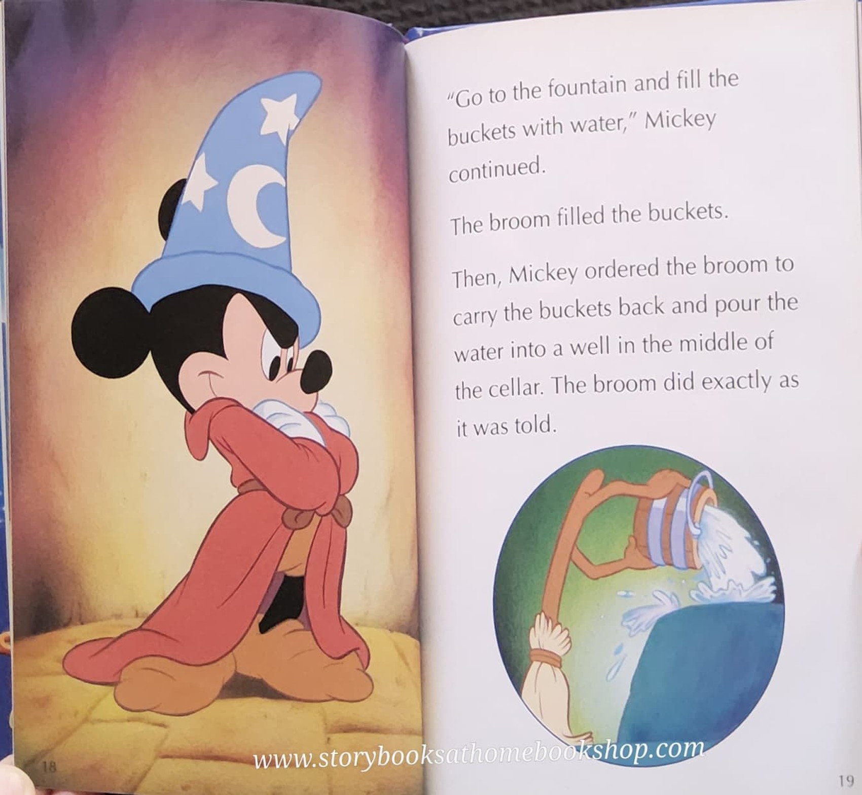 หนังสือนิทานปกแข็ง ** 🍅DISNEY THE SORCERER'S APPRENTICE