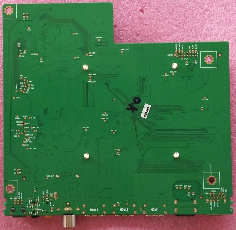 เมนบอร์ดทีวีทีซีแอล TCL อะไหล่แท้/มือสองพร้อมใช้งาน ใช้กับรุ่น58P635 พาร์ทติดบอร์ด 40-R51MPF-MAC2HG