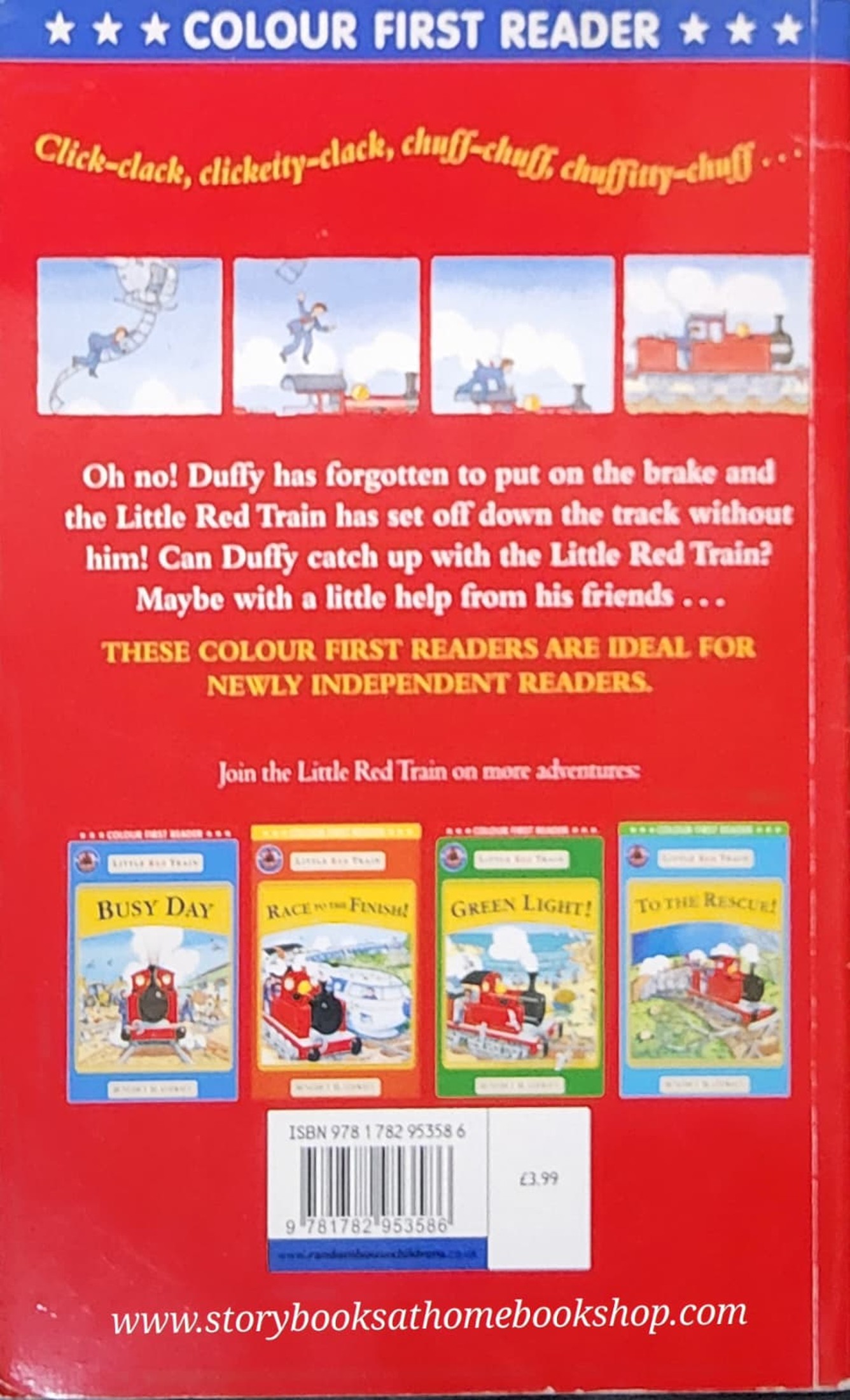 หนังสือนิทานปกอ่อน ** 🍅🍓LITTLE RED TRAIN RUNAWAY TRAIN