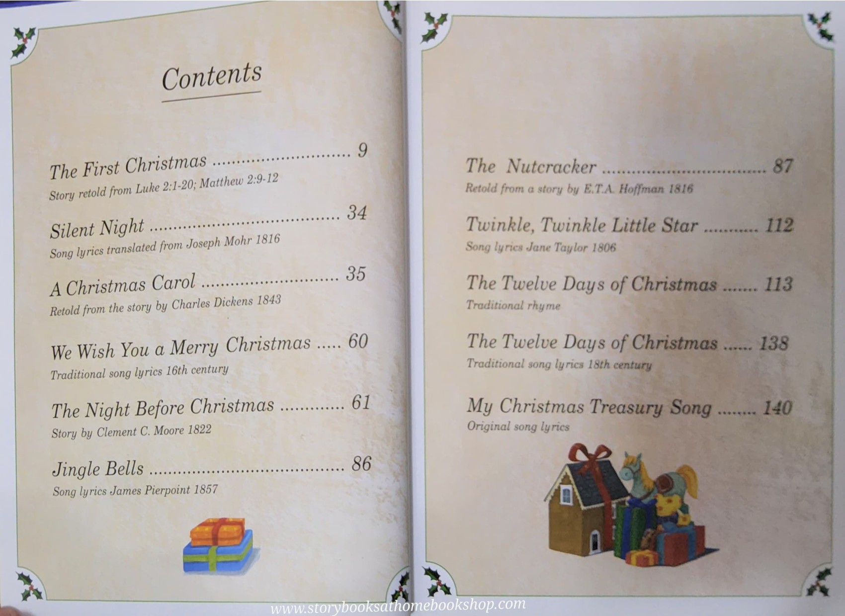 หนังสือนิทานปกแข็ง** 🍅🍓MY CHRISTMAS TREASURY WITH CD