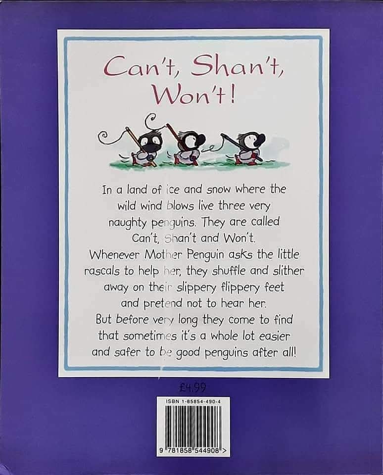 หนังสือนิทานปกอ่อน** 🍅🍓 Can't, Shan't,Won't!