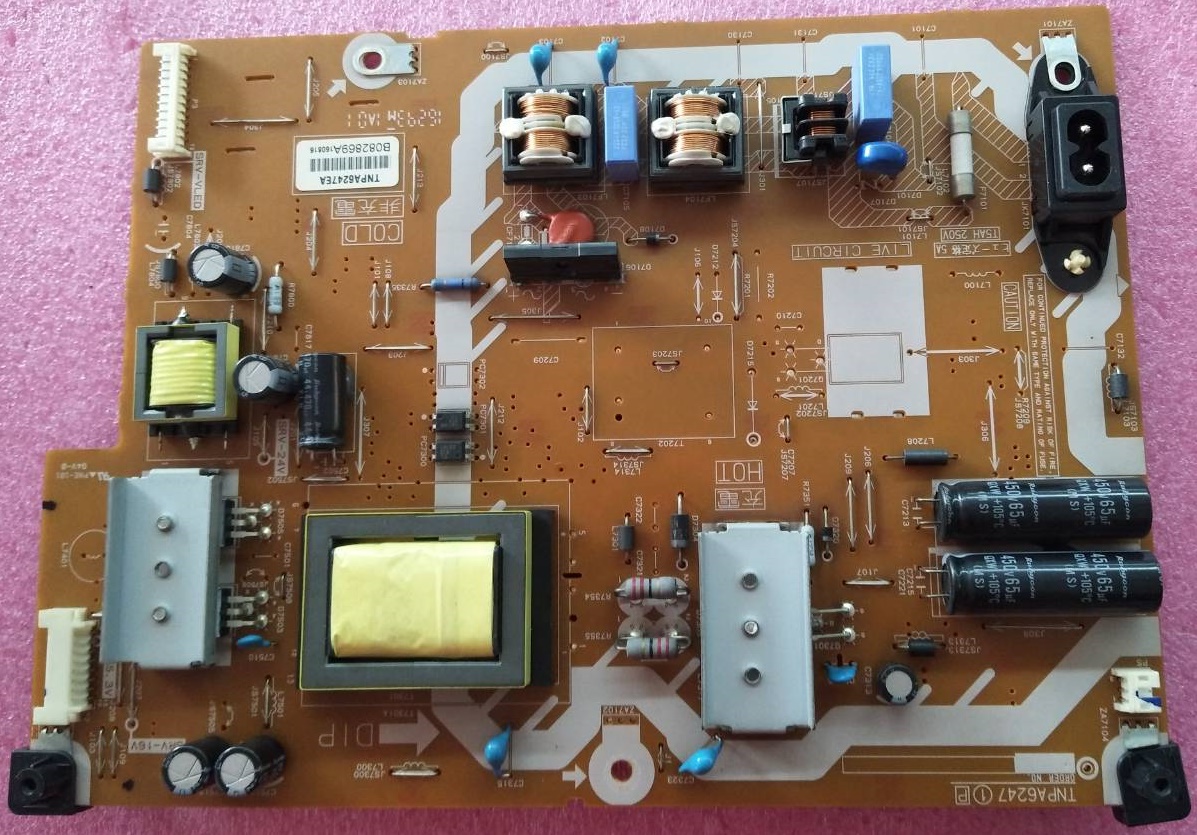 ซับพลายทีวี พานาโซนิค Panasonic ของแท้มือสองถอดจากเครื่อง ใช้กับรุ่น TH-40DS500T พาร์ทบอร์ด TNPA6247