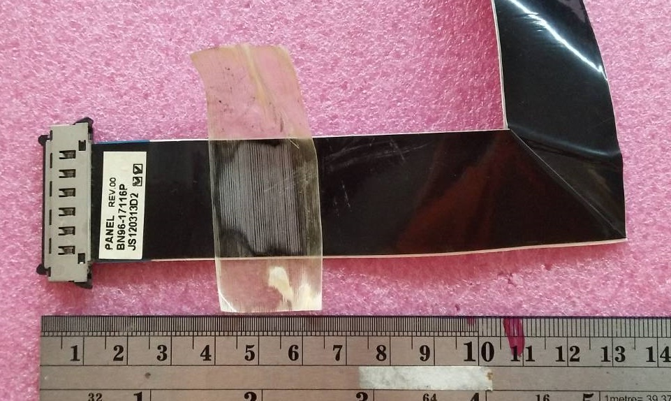 สายแพทีวี ซัมซุง SAMSUNG ของแท้ถอดจากเครื่อง พาร์ทBN96-17116P และรุ่นอื่นที่พาร์ทตรงกัน