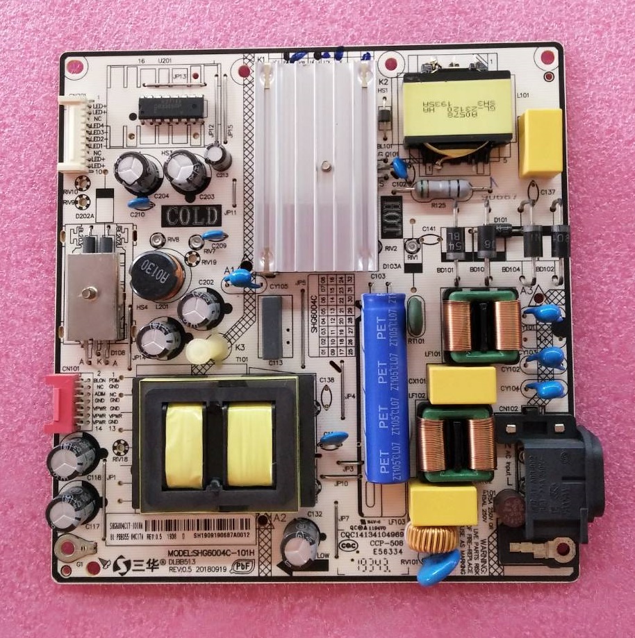 POWER SUPPLY Panasonic (ซับพลาย พานาโซนิค) ของแท้ถอดจากเครื่อง รุ่น TH-50GX400T TH-55GX400T พาร์ทSHG6004C-101H