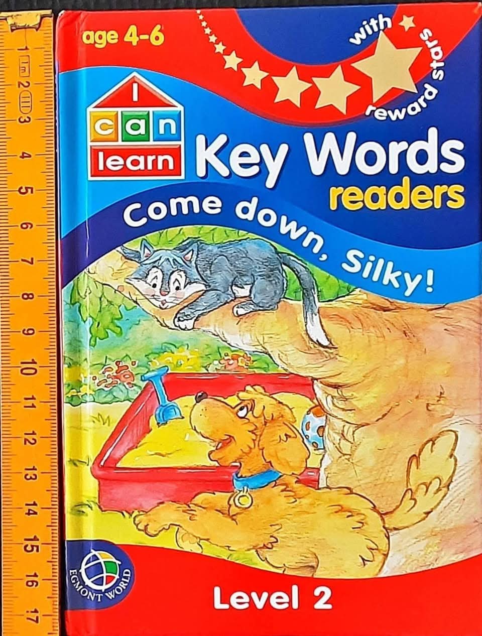หนังสือนิทานปกแข็ง** 🍅🍓Key Words Readers:Come down,Silky Level2