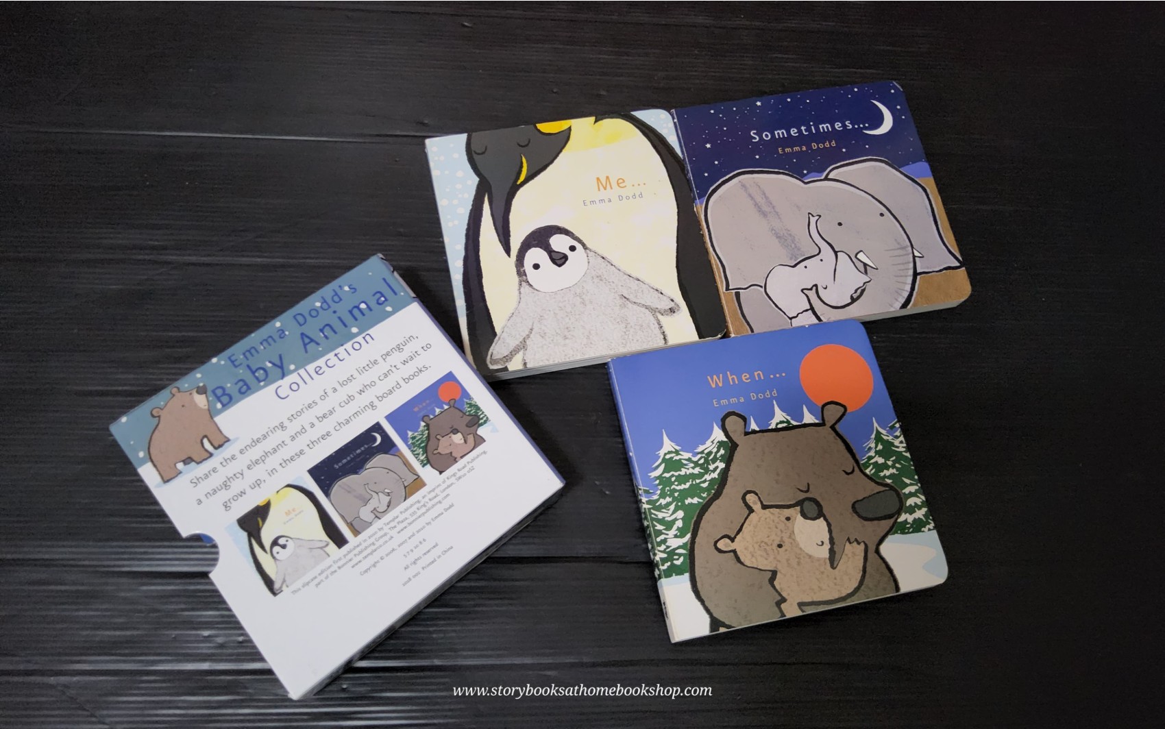 BOX SET BOARD BOOK** 🍅🍅EMMA DODD'S BABY ANIMAL COLLECTION [3 BOOKS WITH BOX SET]