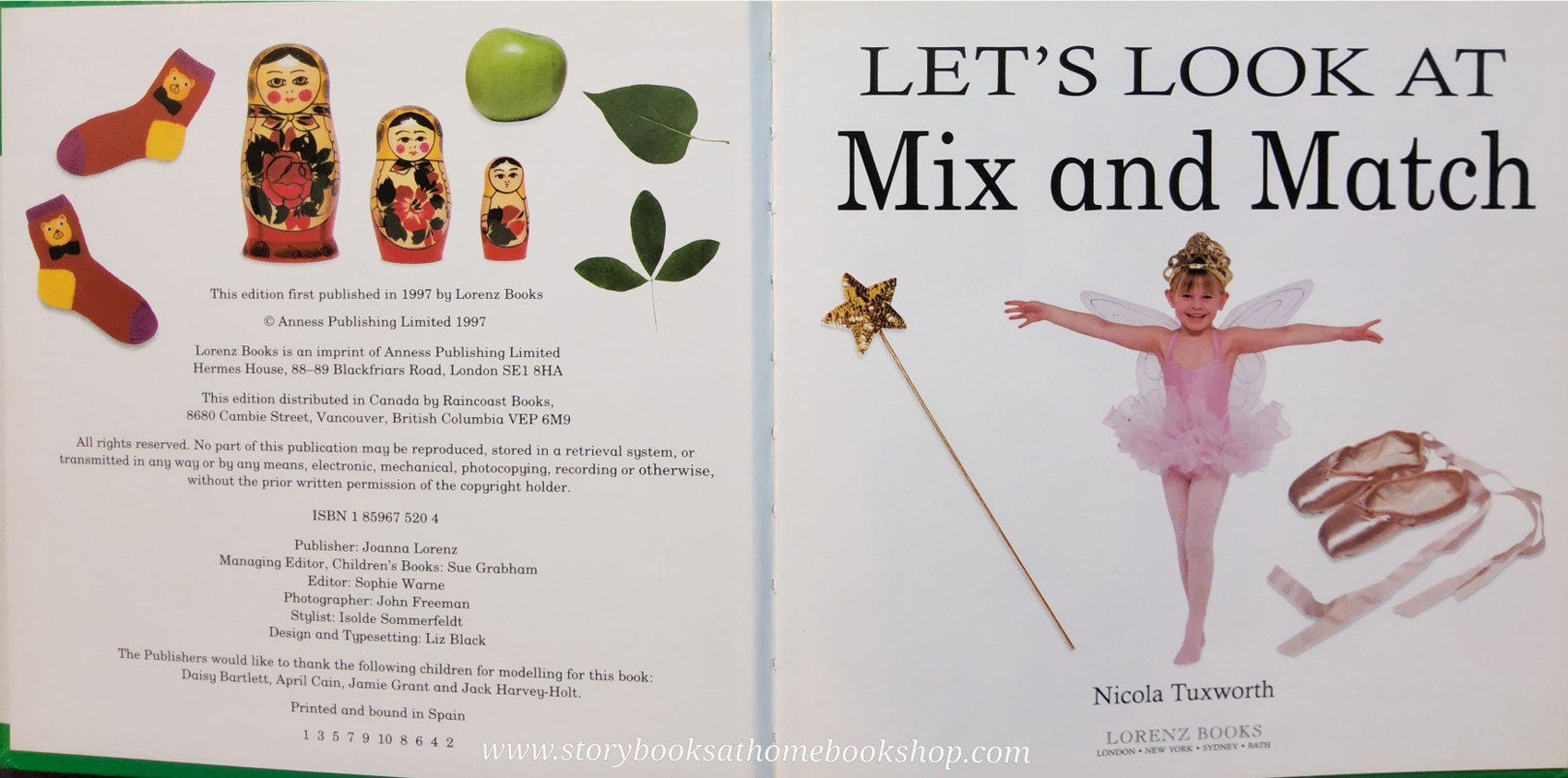 หนังสือนิทานปกแข็ง ** ♥️LET'S LOOK AT MIX AND MATCH ♥️