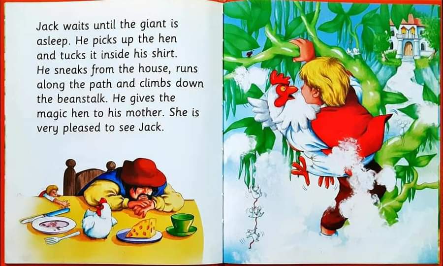 หนังสือนิทานปกแข็ง** 🍅🍓JACK AND THE BEANSTALK