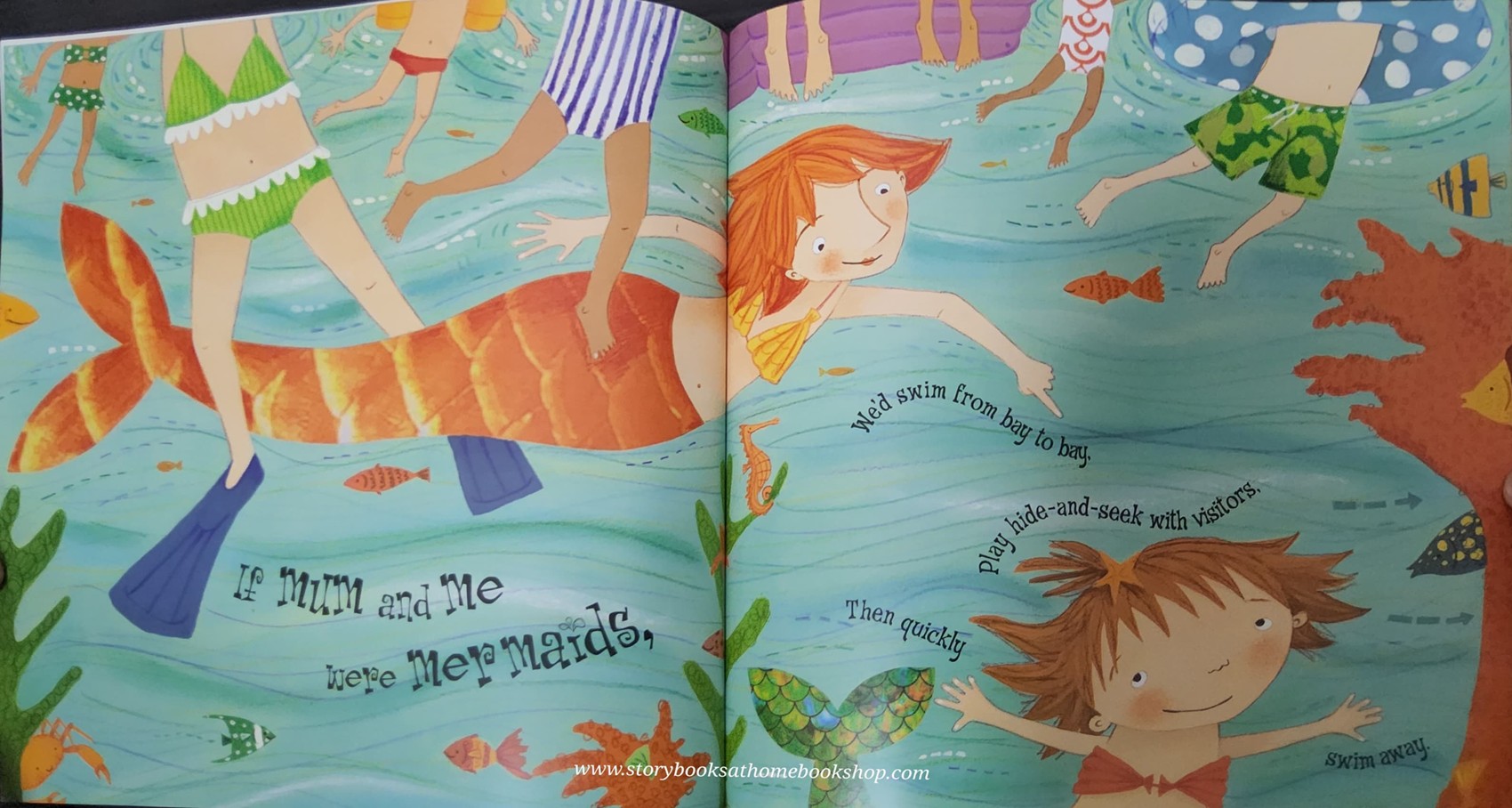 หนังสือนิทานปกอ่อน** 🍅🍓IF MUM AND ME WERE MERMAIDS