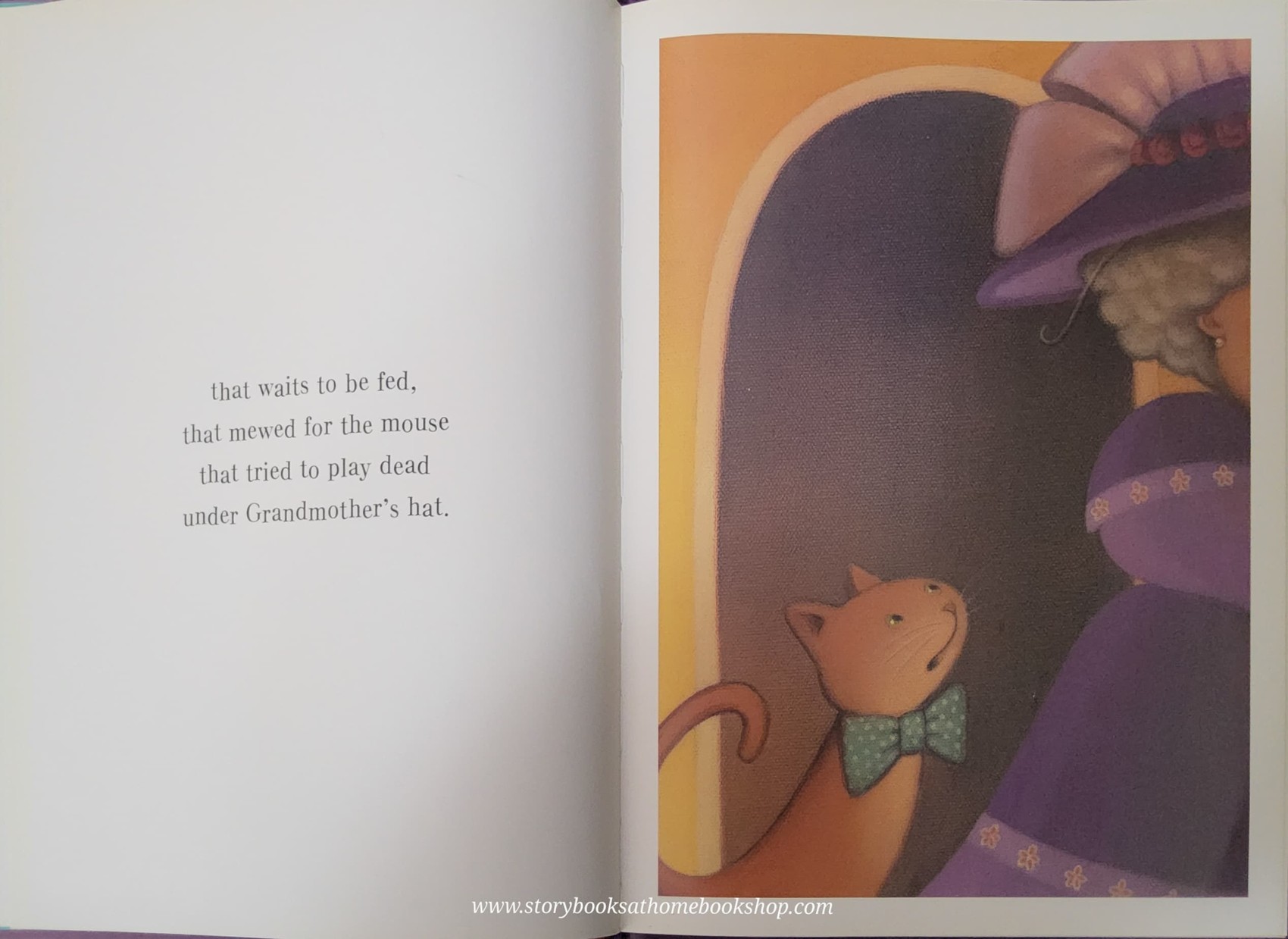 หนังสือนิทานปกแข็ง** 🍅THE MOUSE THE CAT,AND GRANDMOTHER'S HAT BY NANCY WILLARD