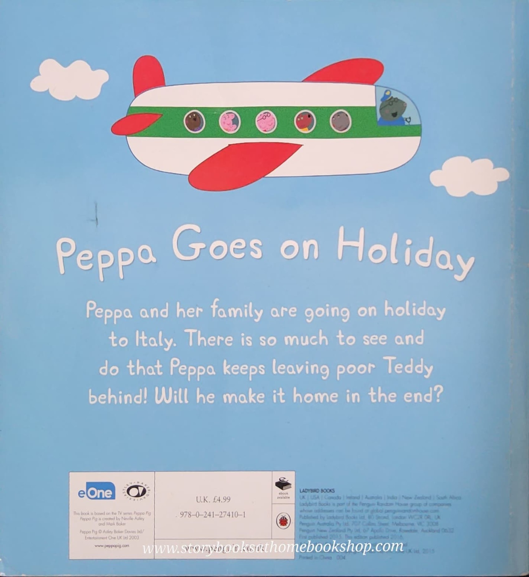 หนังสือนิทานปกอ่อน** 🍅🍅PEPPA PIG:Peppa Goes on Holiday