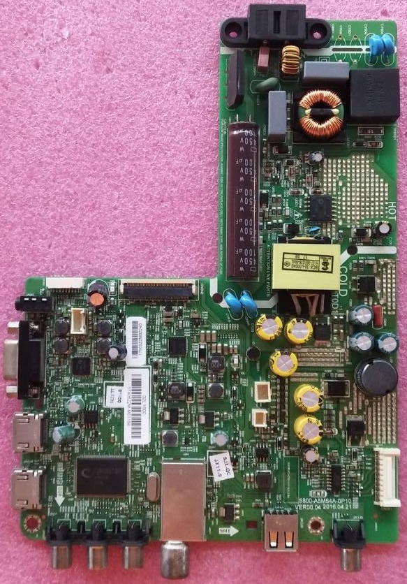 เมนบอร์ดทีวี โตชิบ้า TOSHIBA ของแท้มือสองถอดจากเครื่อง รุ่น 32L1600VT พาร์ท5800-A5M54A-0P10